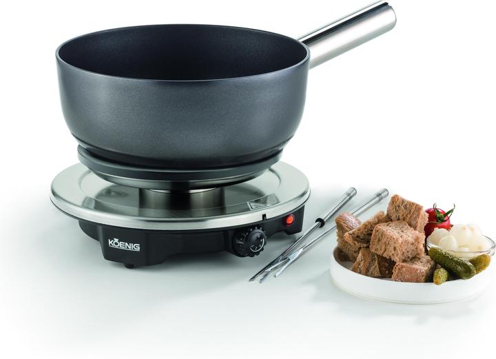 Image du produit Koenig 3 en 1 (Fondue au fromage, Fondue bourguignonne, Fondue chinoise)
