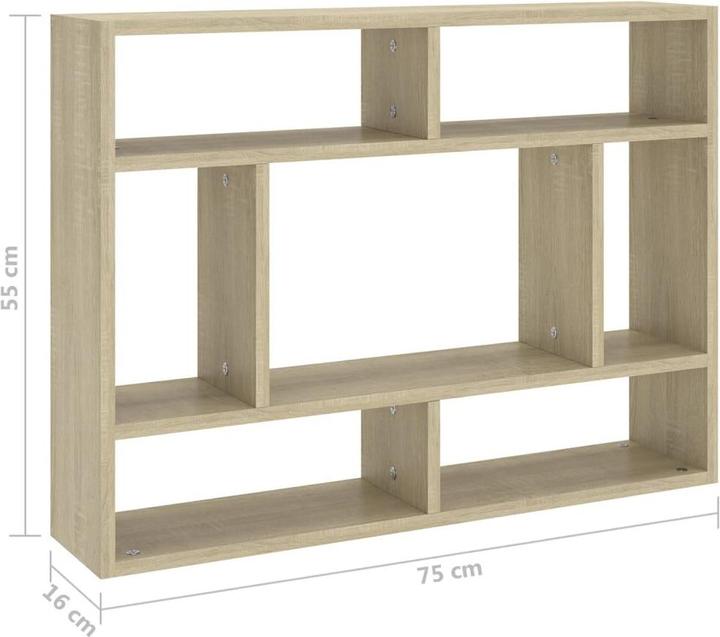 Immagine prodotto vidaXL Wandregal (75 x 16 x 55 cm)