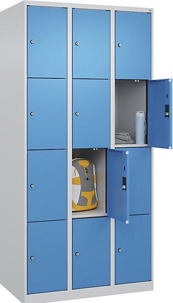 Actual product image kaiserkraft 4-compartment locker Evolo PLUS (90 cm, 185 cm)