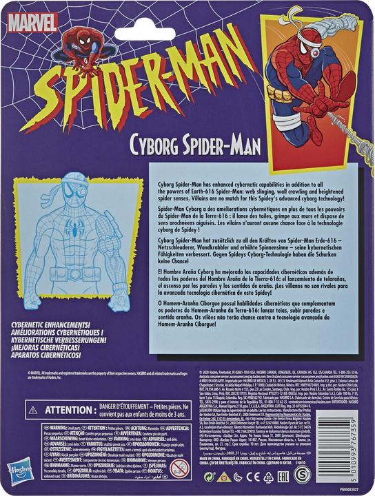 Actual product image Hasbro Cyborg Spider-Man