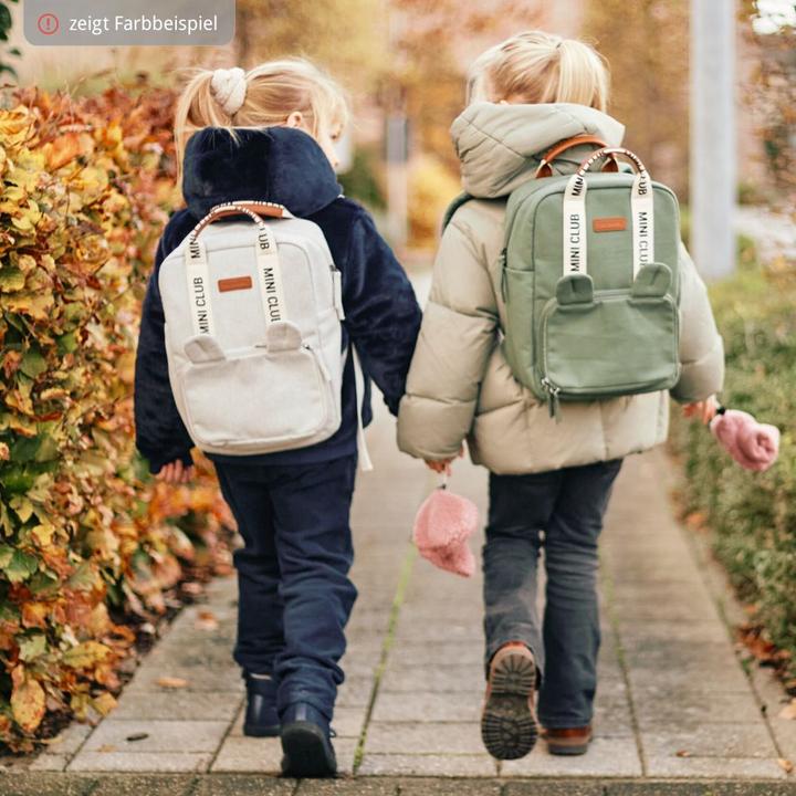 Image du produit Childhome Kinderrucksack Club Signature canvas grün (7 l)
