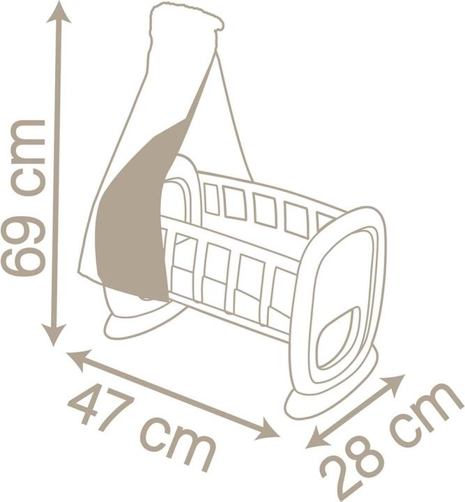 Actual product image Smoby BabyNurse Cradle