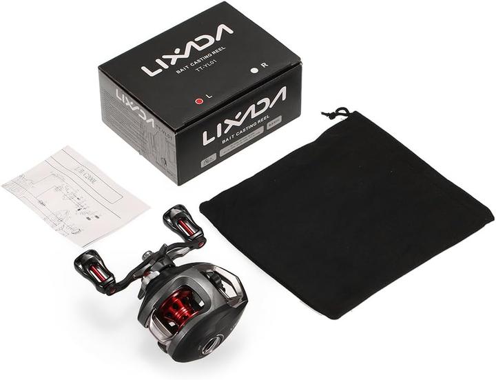 Image du produit Lixada Baitcasting Angelrolle mit Magnetbremssystem