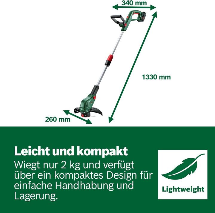 Actual product image Bosch Home & Garden UniversalGrassCut 18V-26-500 Set (Trim line)