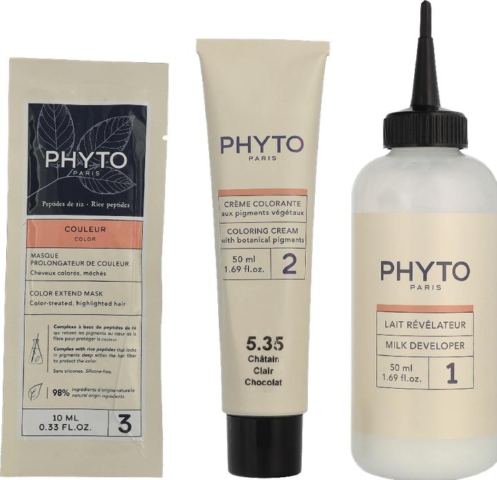 Actual product image Phyto colour 535 castaño claro dorado (535 castaño claro dorado)