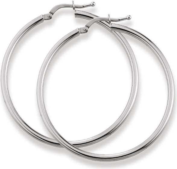 Produktbild Natsumi Schmuck Creolen Weissgold 18K/750 Ø 29-54mm Rund (750/18 K Weissgold)