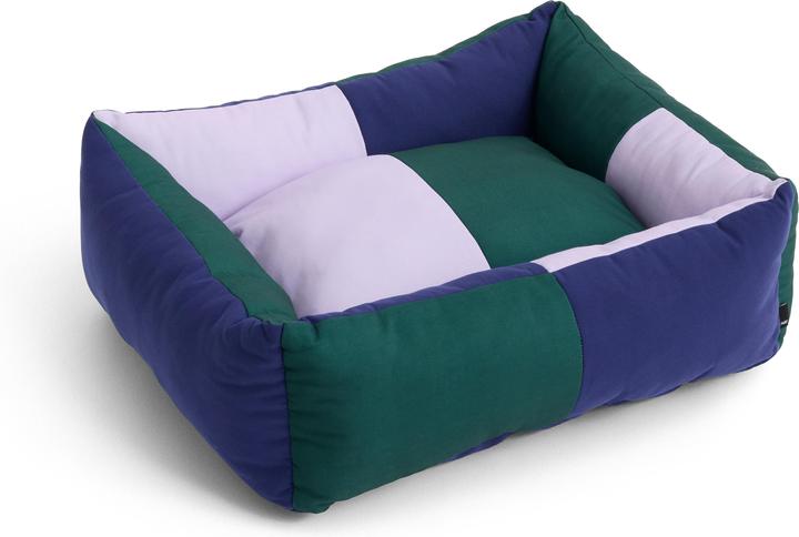HAY - Dogs Bed Zip Small - H21 x W52 x L60 cm - Green & Lavender (Hond)