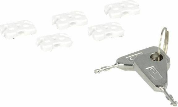 Actual product image Delock USB Port Locker 5 pieces incl. key