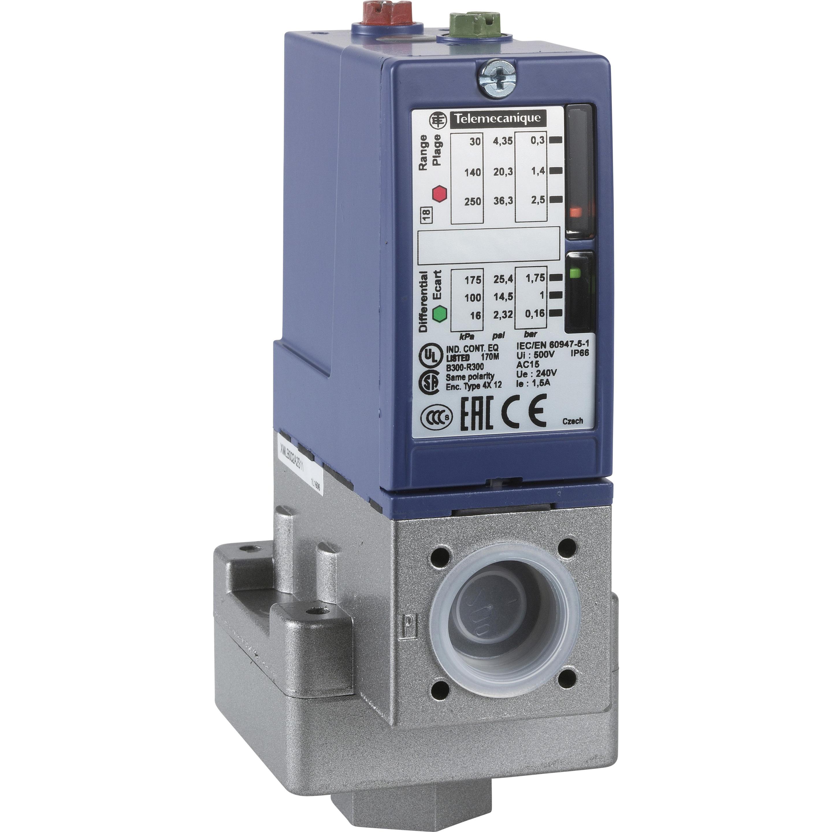 TE Sensors Vakuumschalter -0,14-1bar, Automatisierung
