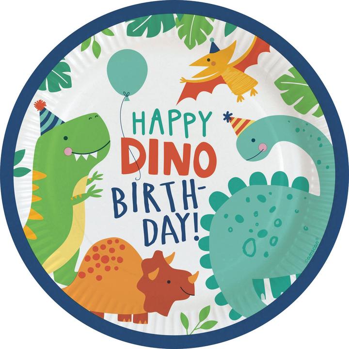 Amscan Happy Dino (8x)