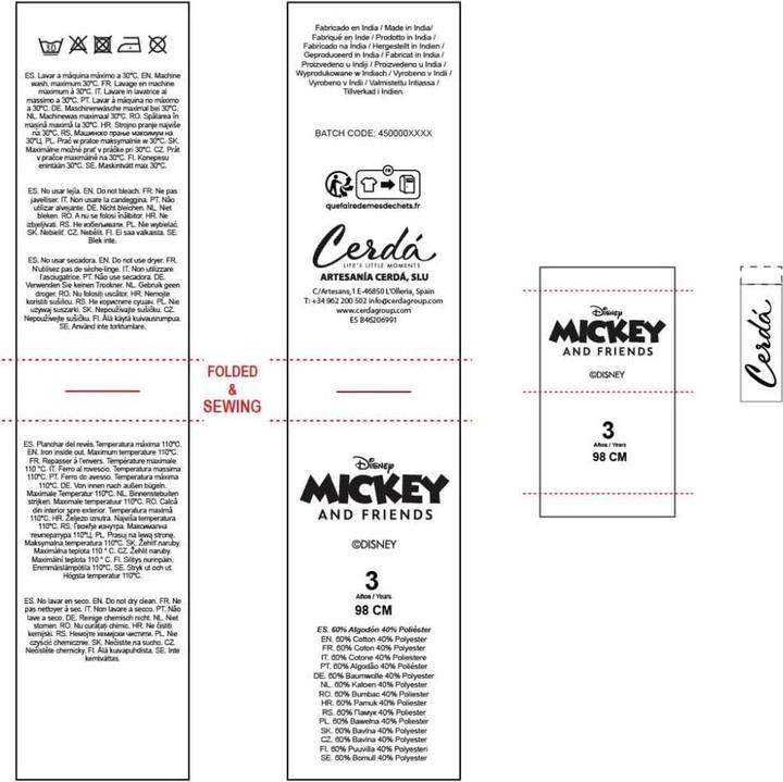 Image du produit Minnie Mouse Kleid Rosa (98)