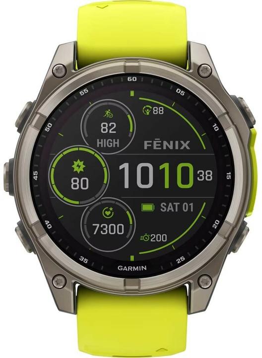 Actual product image Garmin Fenix 8 Solar Sapphire Titanium (47 mm)