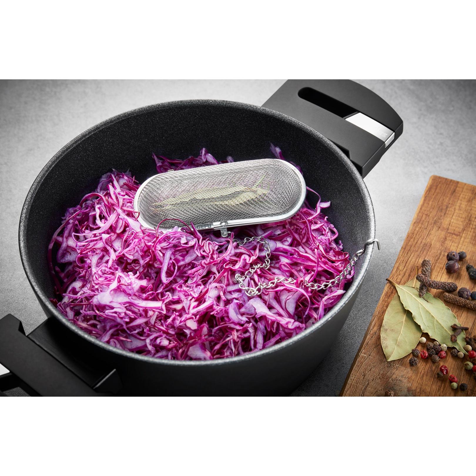 Thumbnail - GEFU INFUSIO Gewürzsieb für Suppen, Tee Zubehör, Silber