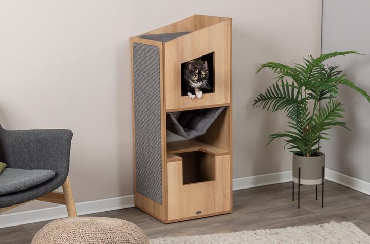 Produktbild Trixie Cat Tower (105 cm, Braun, Grau)