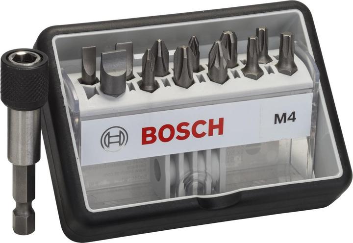 Image du produit Bosch Professional Zubehör Jeu d'embouts de vissage 12+1 pces, Robust Line, M PH/PZ/T/S, version Extra Hard (Six pans creux TX)