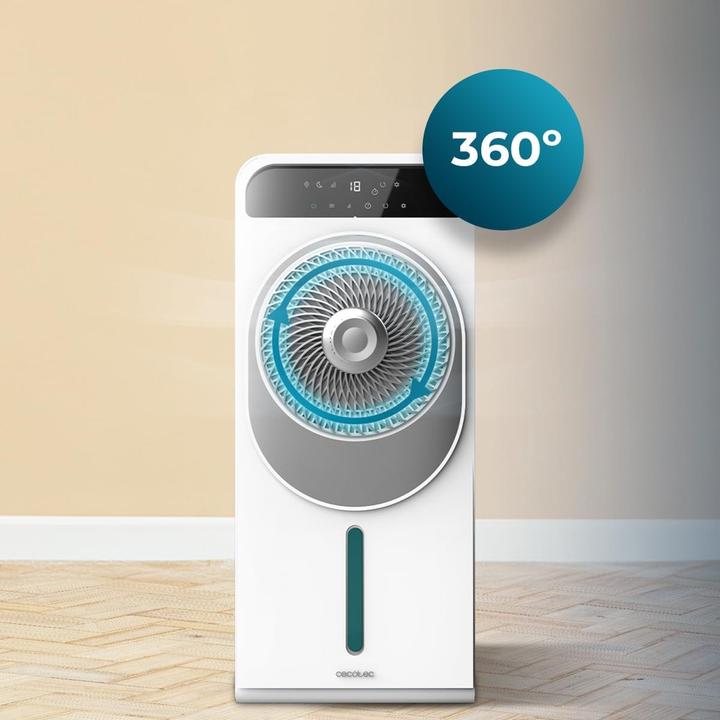 Actual product image Cecotec Evaporative Cooler with Remote, LED Display, Touchscreen, 12 Speeds, Timer, 360° Oscillation
