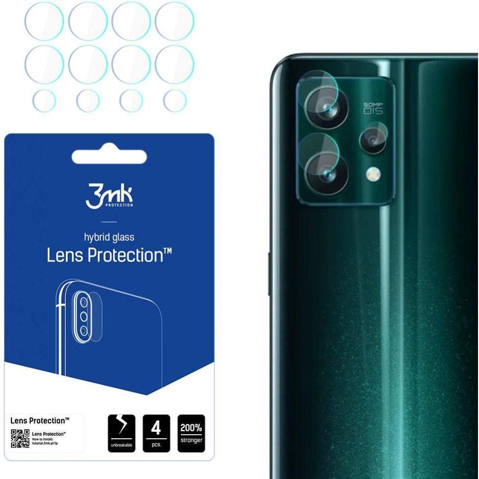 3MK Lensbescherming voor Realme 9 Pro+ (1 Pcs., Realme 9 Pro+), Smartphone beschermfolie