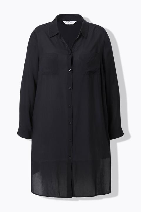 Immagine prodotto Studio Untold Camicia premium dal taglio lungo e squadrato con modal, colletto da camicia e maniche lunghe (58, 60)