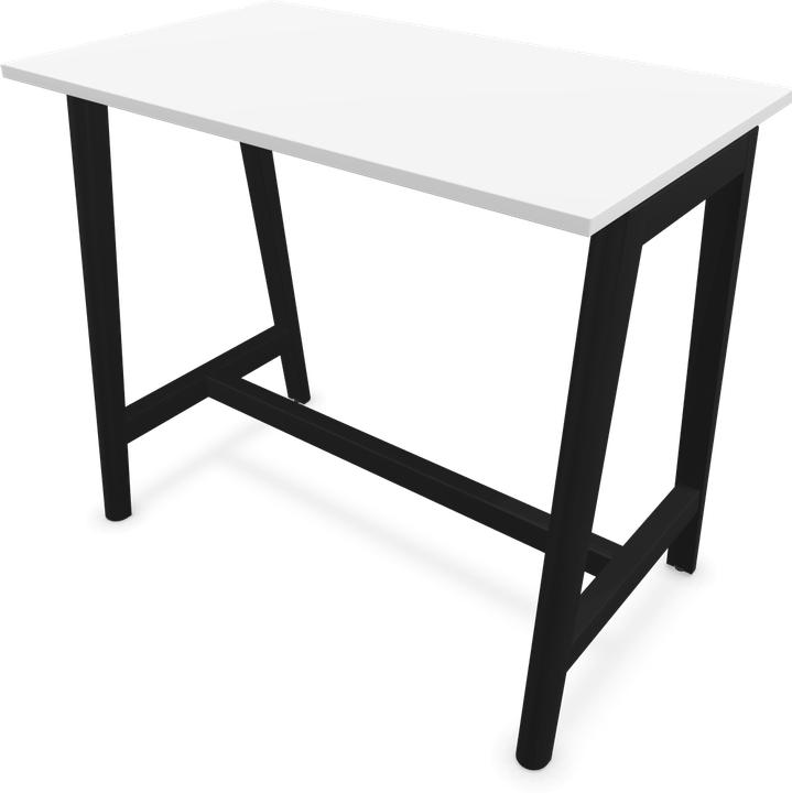 Ash stained black, White