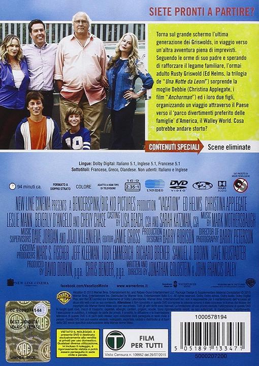 Immagine prodotto Come Ti Rovino Le Vacanze (DVD, 2015, Francese, Italiano, Inglese)