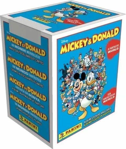 Image du produit Panini Mickey & Donald - A Fantastic World Sticker & Card Collection présentoir boosters (36)