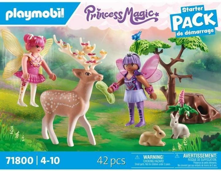 Actual product image Playmobil Fairies with cute forest animals (71800, Playmobil Princess Magic)