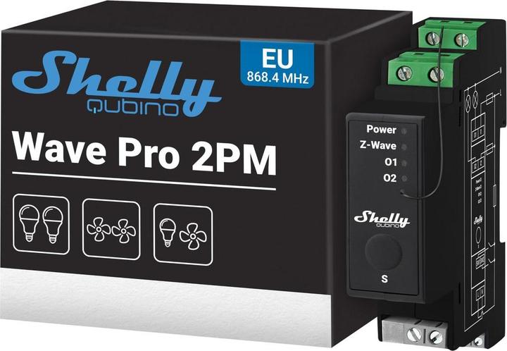 Actual product image Shelly Qubino Wave PRO 2PM