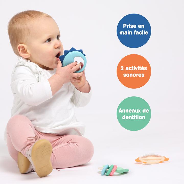 Actual product image LUDI kūdikio barškučių rinkinys trio