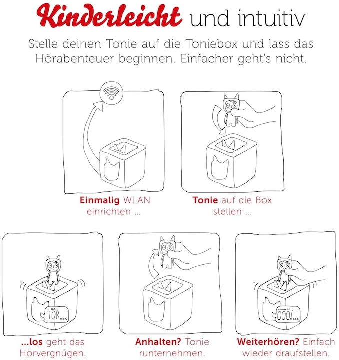 Productafbeelding Tonies Toniebox Starter Set Antraciet (Creatieve Tonie) (Duits)