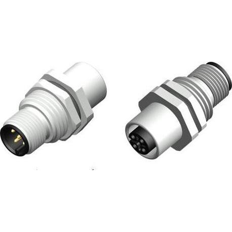 RS PRO Adattatore connettore rotondo, 5 pin maschio M12 (1), 5 pin, spina, M12, 1 porte, 4A, 5 pin, Cavo + Spina elettrica