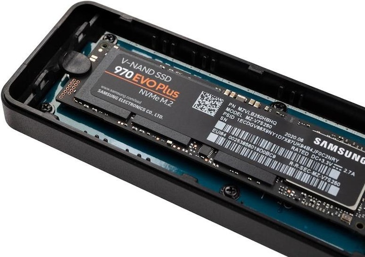 Produktbild Kolink KO-M2UC31 externes Gehäuse für M.2 NVMe SSDs (M.2, M.2 2260, M.2 2242)