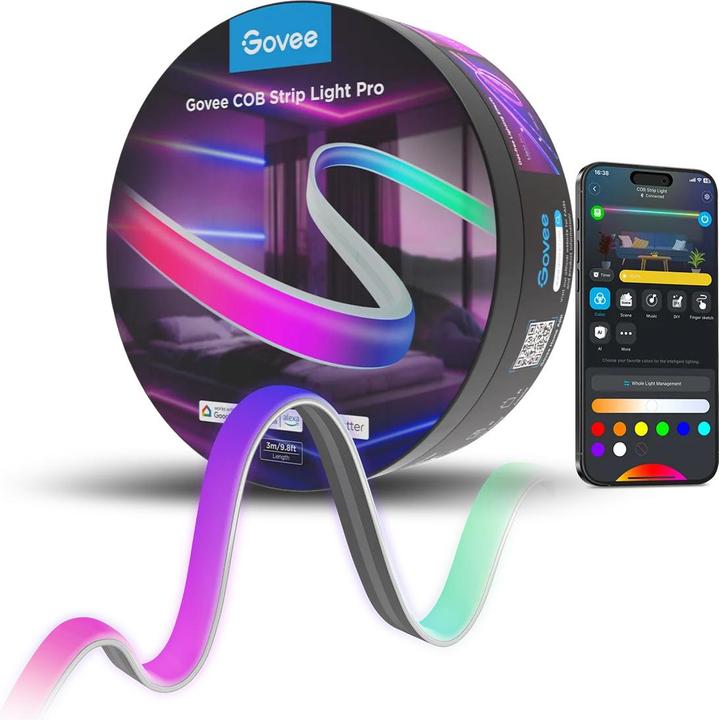Produktbild Govee LED Strip (Blau, Grün, Rot, Weiss, 300 cm, Indoor)