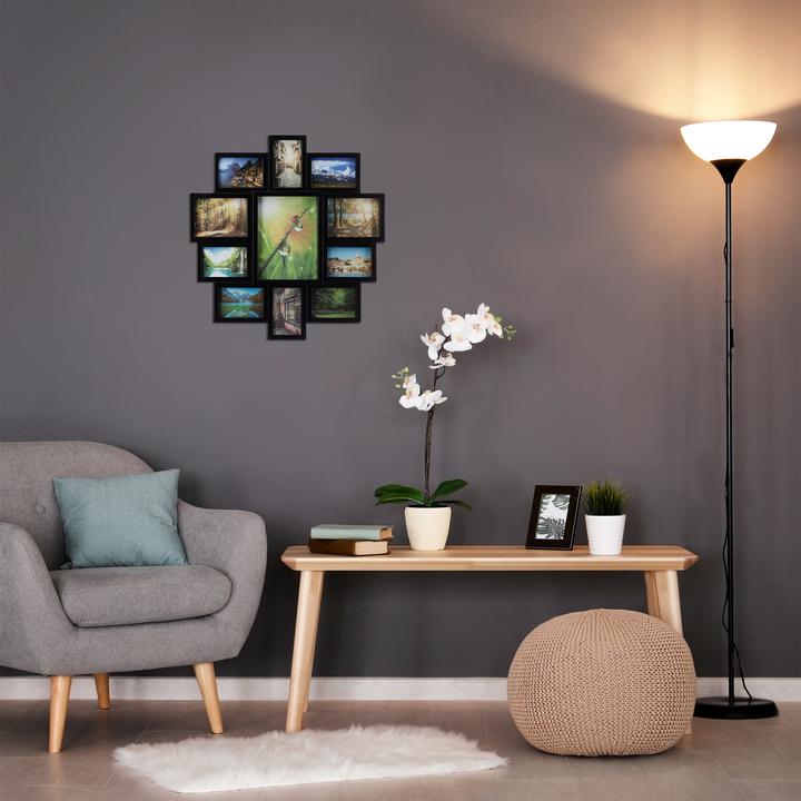 Immagine prodotto Relaxdays Cornice multipla per collage di 11 foto (13 x 18 cm, 10 x 15 cm, 20 x 25 cm)