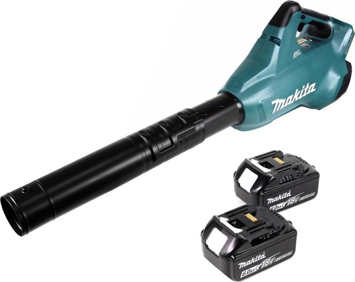 Productafbeelding Makita DUB 362 2x18 Volt accu bladblazer + 2x 6 Ah accu - zonder lader (Oplaadbare batterij, Bladblazer)