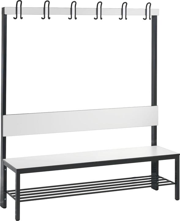 Produktbild C+P Garderobenbank BASIC PLUS, einseitig (40.70 cm, 165 cm)
