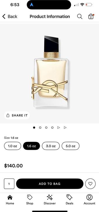 Immagine prodotto Yves Saint Laurent Libre L'Eau Nue (Eau de parfum, 50 ml)