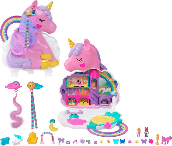Immagine prodotto Polly Pocket Scatola del gioco dei capelli di unicorno
