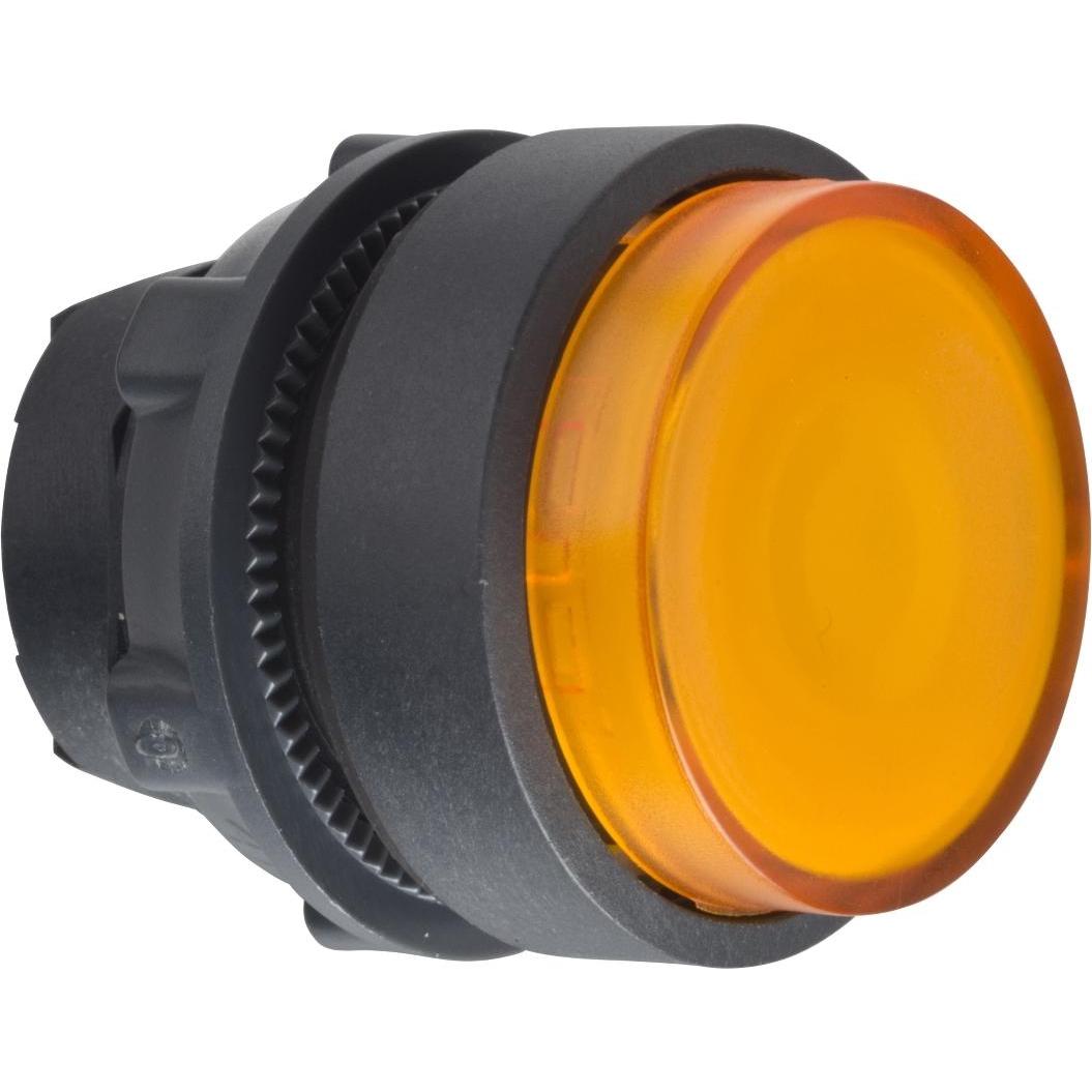 Schneider Electric Frontelement Leuchtdrucktaster, Ř 22, ZB5AW15, Taster + Schalter, Orange