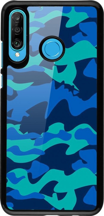 Produktbild PhoneLook Hülle Camo Blue (Huawei P30 Lite)