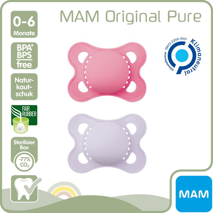 Actual product image MAM Original Pure assorted (2x, 0 - 6 Months)