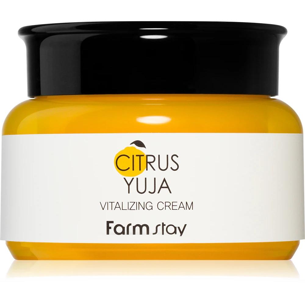 Farm Stay, Gezichtscrème, Farmstay Citrus Yuja Gezichtscrème 100ml (Dagcrème, Nachtcrème)