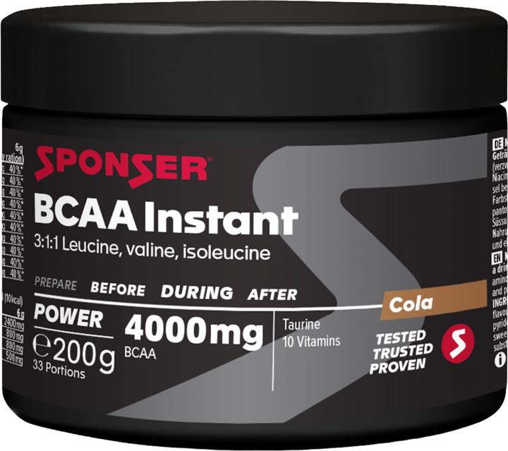 Actual product image Sponser BCAA Instant (200 g, 1x, Cola)