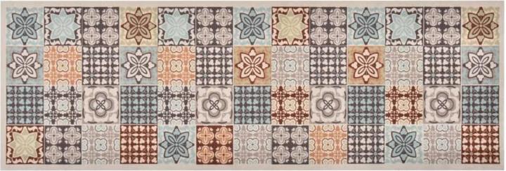 Multicoloured mosaic print