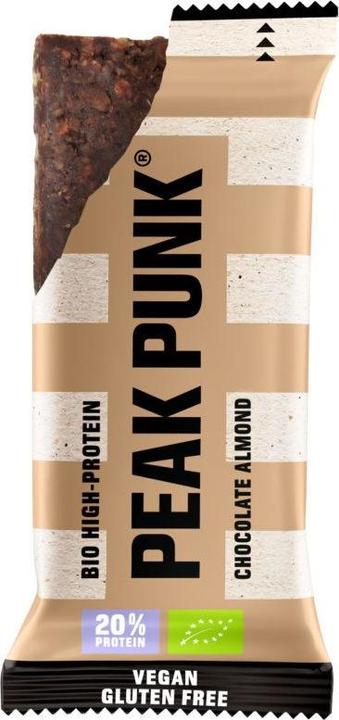 Produktbild Peak Punk Bio High-Protein Bar (Schokolade, Erbsen, Cashew, Buchweizen, Hafer, 1 Stk., 55 g)