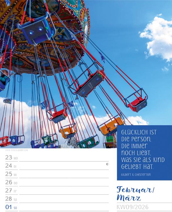 Image du produit Augenblicke der Achtsamkeit - Wochenplaner Kalender 2026 (25 x 33 cm, Couverture rigide, Allemand)