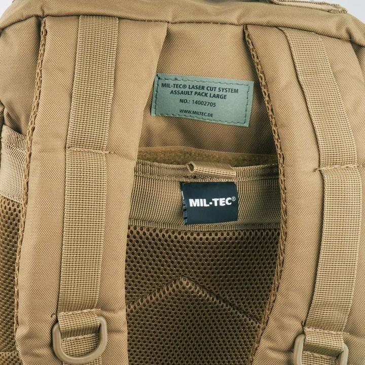 Produktbild Mil-tec US Assault Rucksack L Laser Cut, coyote (36 l)