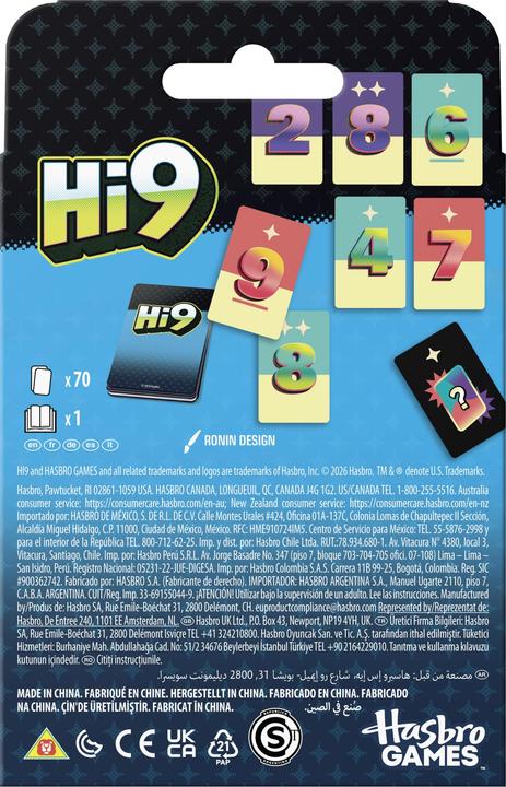 Actual product image Hasbro Gaming HAS HI9 card game (English, French, German, Italian, Spanish)