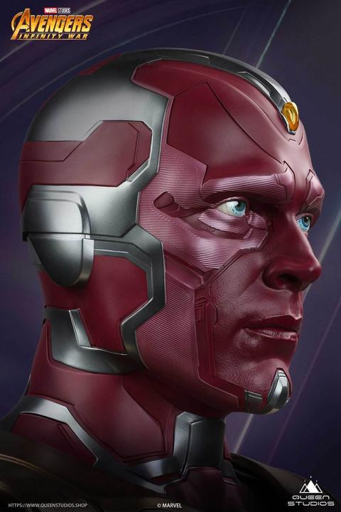 Actual product image Queen Studios Avengers Infinity War buste 1/1 Vision 66 cm