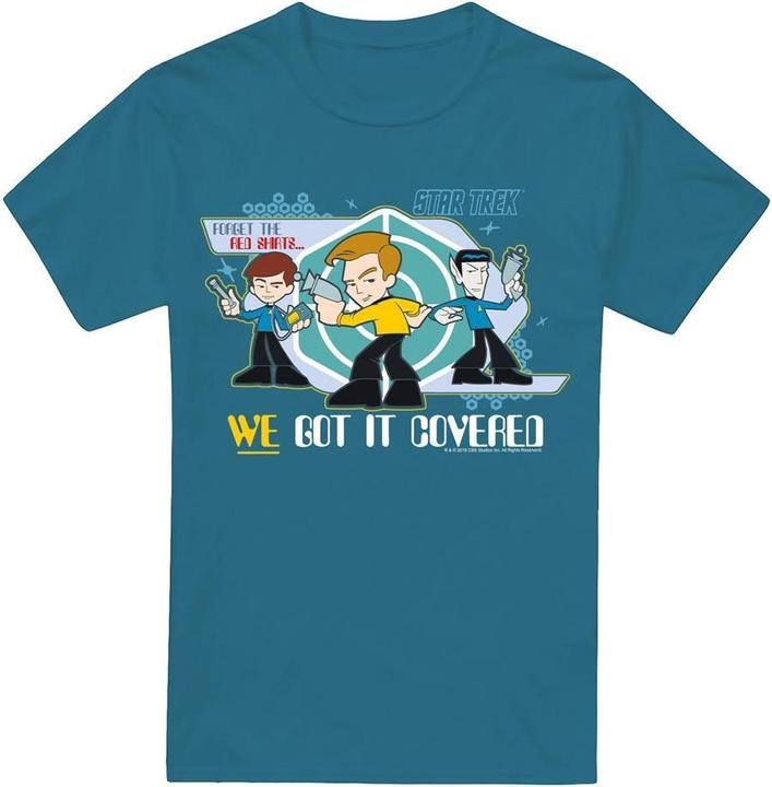 Immagine prodotto Star Trek Quogs We Got It Covered Maglietta Uomo (M)