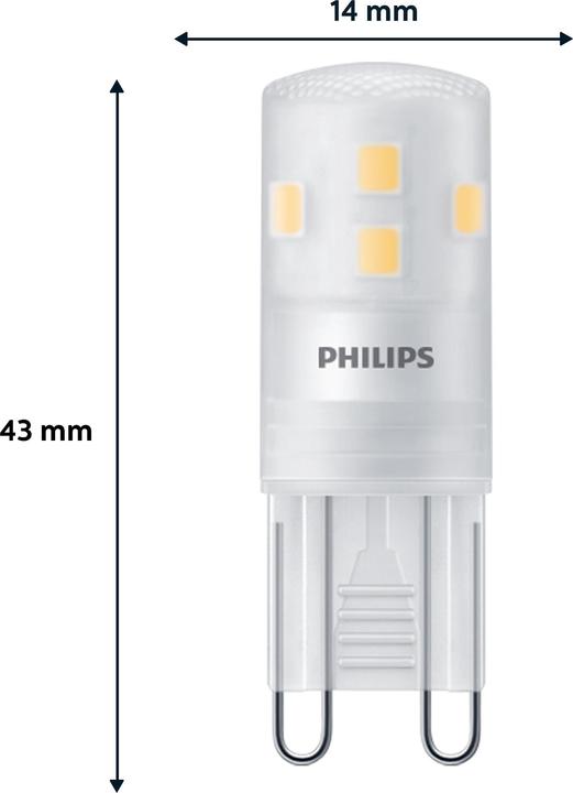 Actual product image Philips white (G9, 1.90 W, 220 lm, 6 x, E)